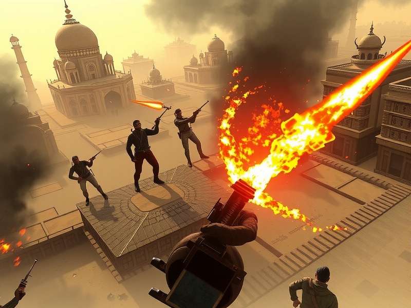 Hindustan S Fury War Battle Scene